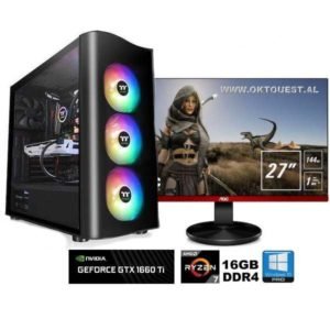Kompjuter Gaming Ryzen 7 GTX 1660TI 16GB