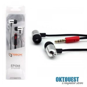 SBOX EP-044 Silver Earphones + Microphone